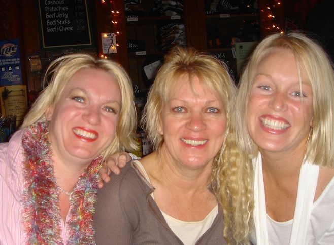 Ali with her mom and sister
